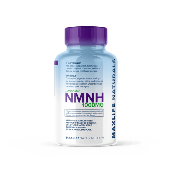 Maxlife Naturals Liposomal NMNH 1000mg Nicotinamide Mononucleotide - 120 Caps - Galeri