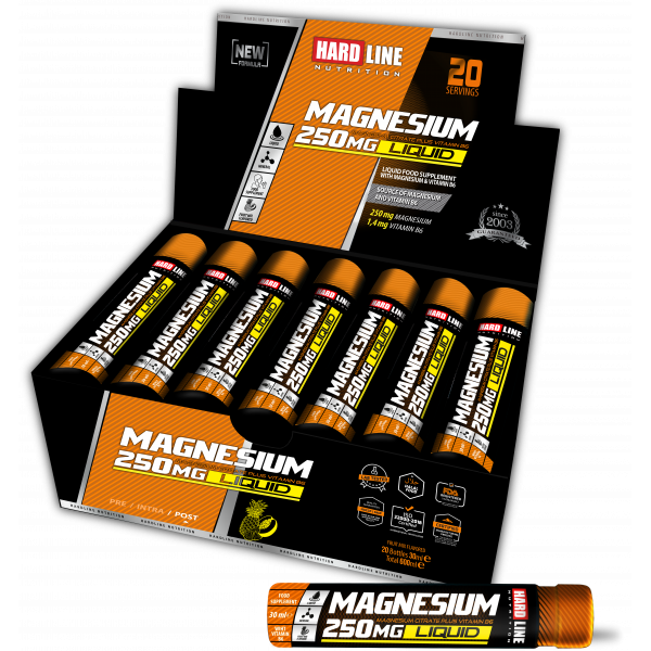 Hardline Magnesium Liquid 250 Mg 30Ml 20 Adet