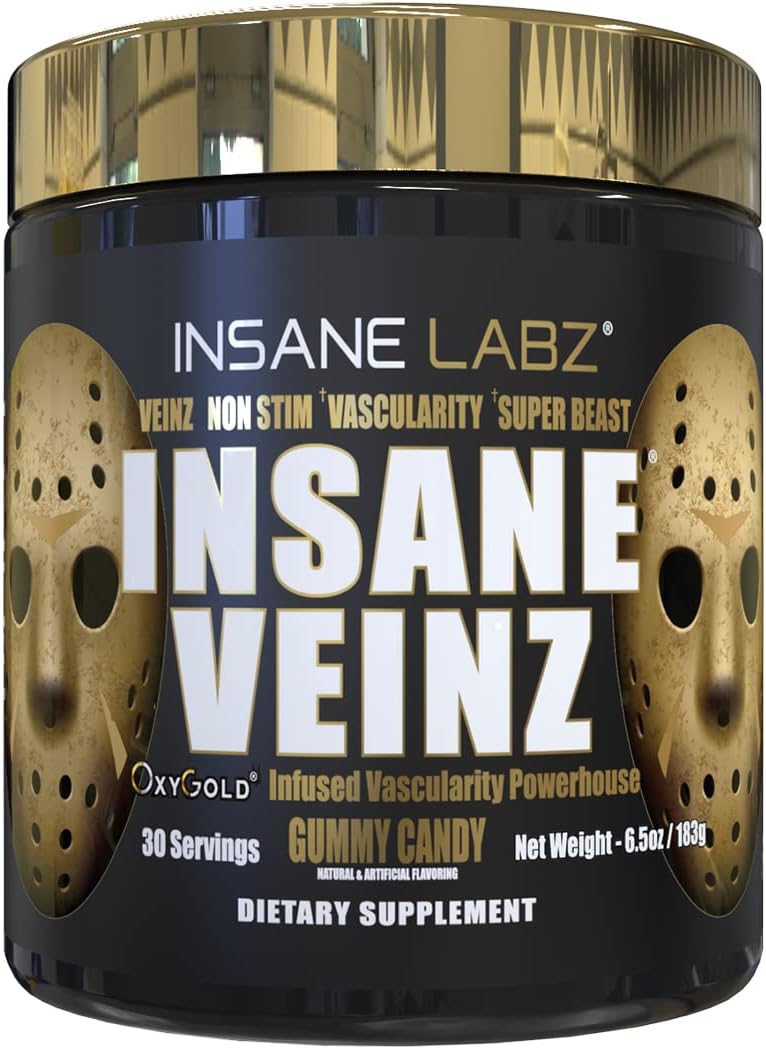 Insane Labz Insane Veinz Gold Nitric Oxide Preworkout Hydromax Nitrosigine Glycerol 30 Servis - Galeri