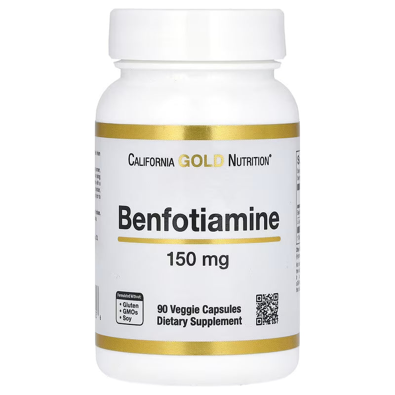 California Gold Nutrition B1 Benfotiamine 150 Mg - 90 vegan Kapsül