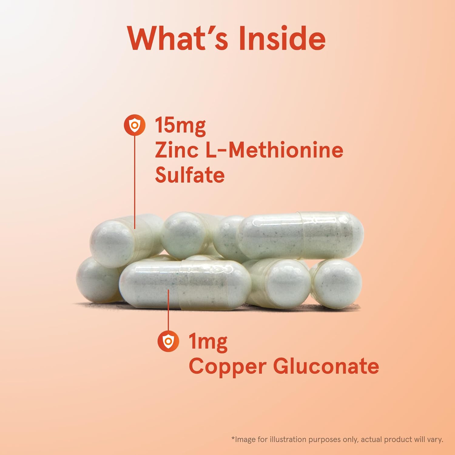 Jarrow Formulas Zinc Balance with Copper - Essential Minerals for Immune 15 mg 100 Veggie Caps - Galeri