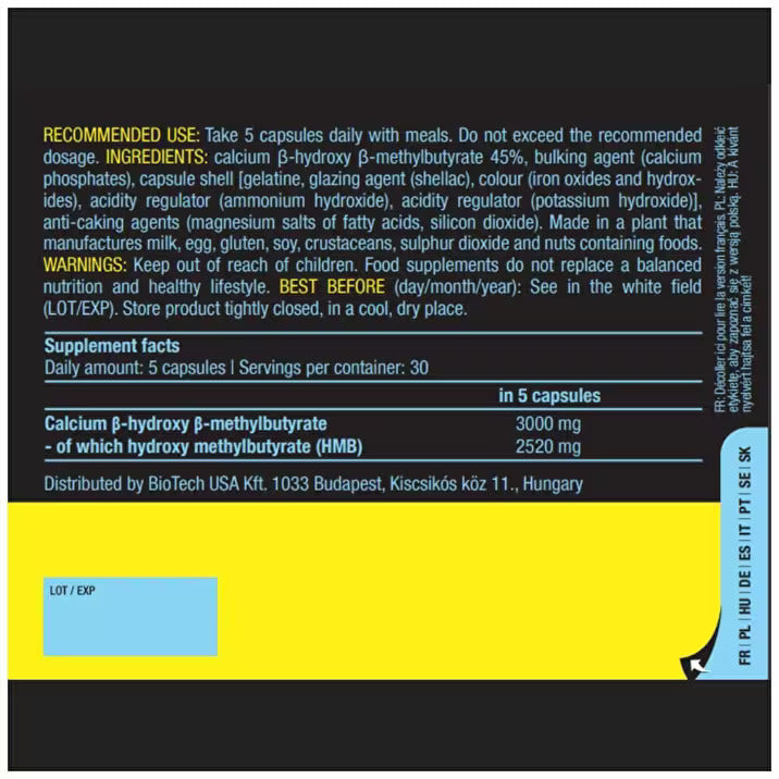 BiotechUSA HMB 150 Kapsül - Galeri