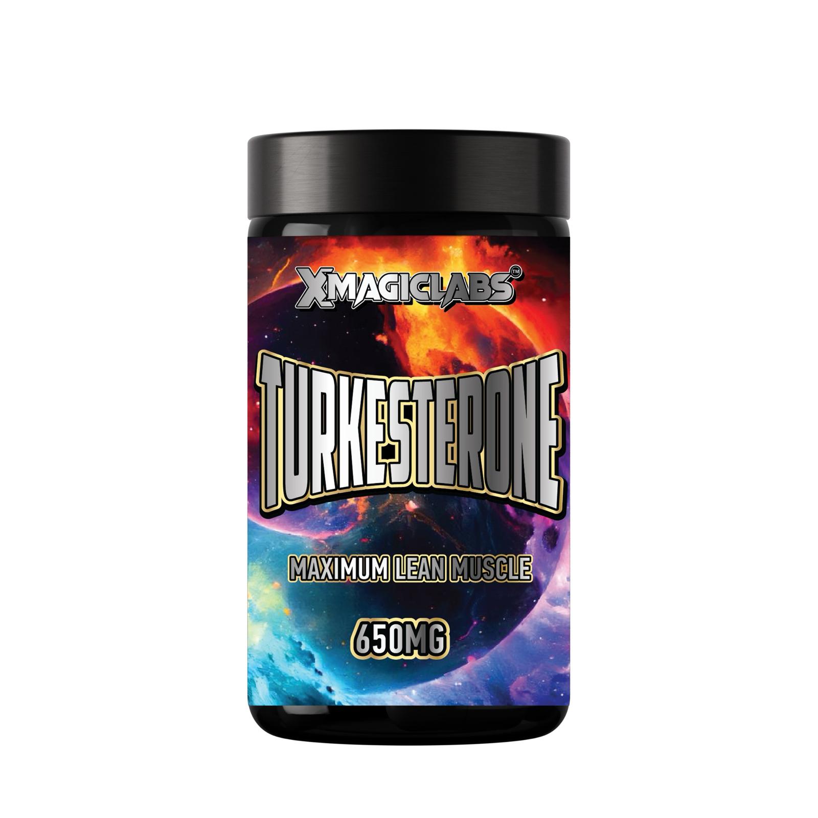 XMAGICLABS UZBEK TURKESTERONE MAX LEAN MUSCLE 650MG 60 Caps