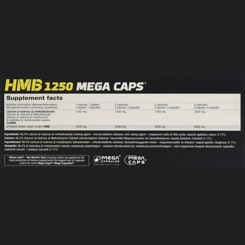 OLİMP HMB Mega Caps 1250 mg. 120 Caps. - Galeri
