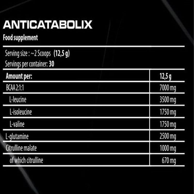 FA Anticatabolix Eaa Bcaa Glutamine Citrulline Amino Complex 375 g - Galeri