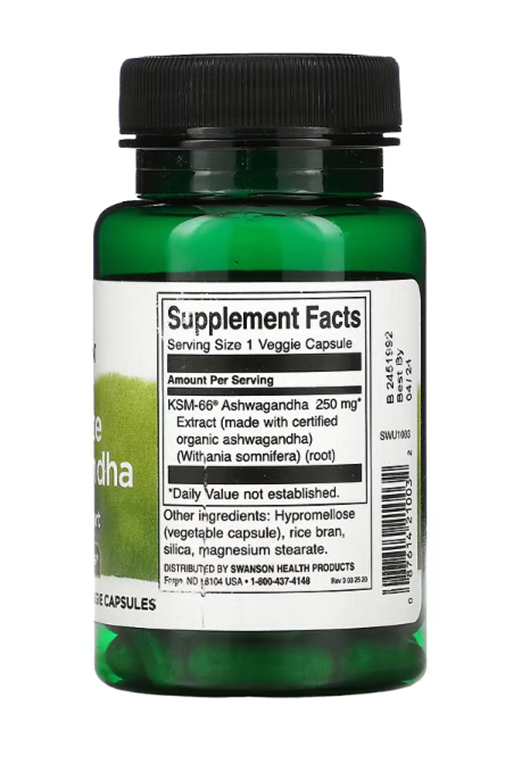 Swanson Ultimate Ashwagandha Ksm66 60 Kapsül - Galeri