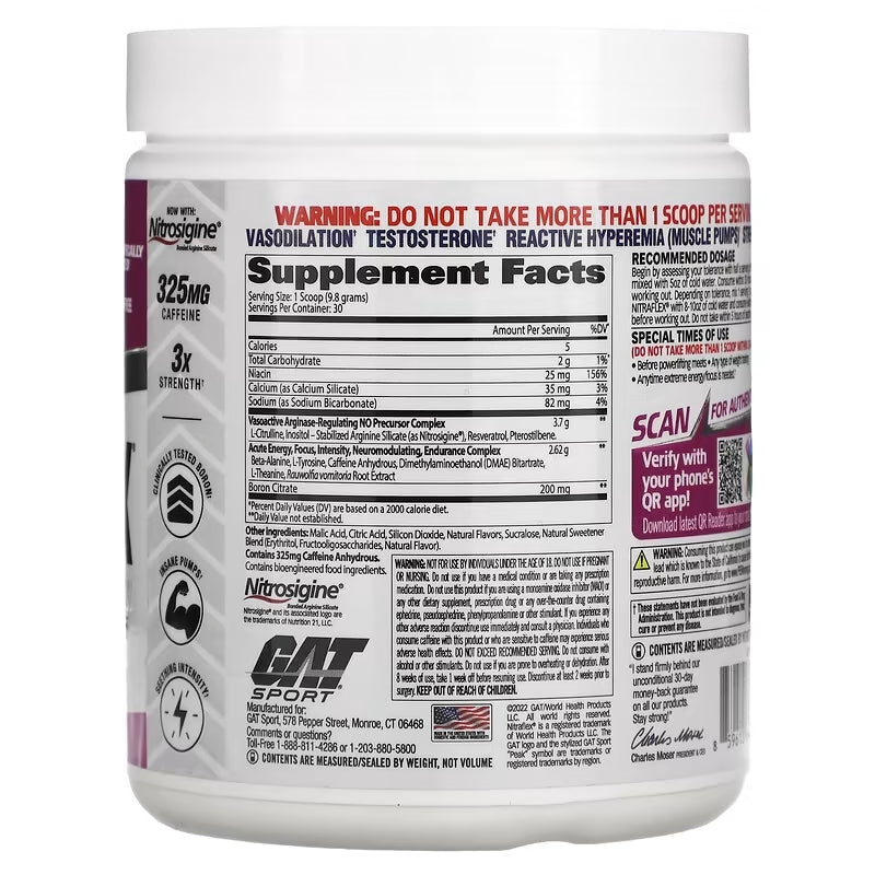 Gat Sport Nitraflex PreWorkout - Galeri