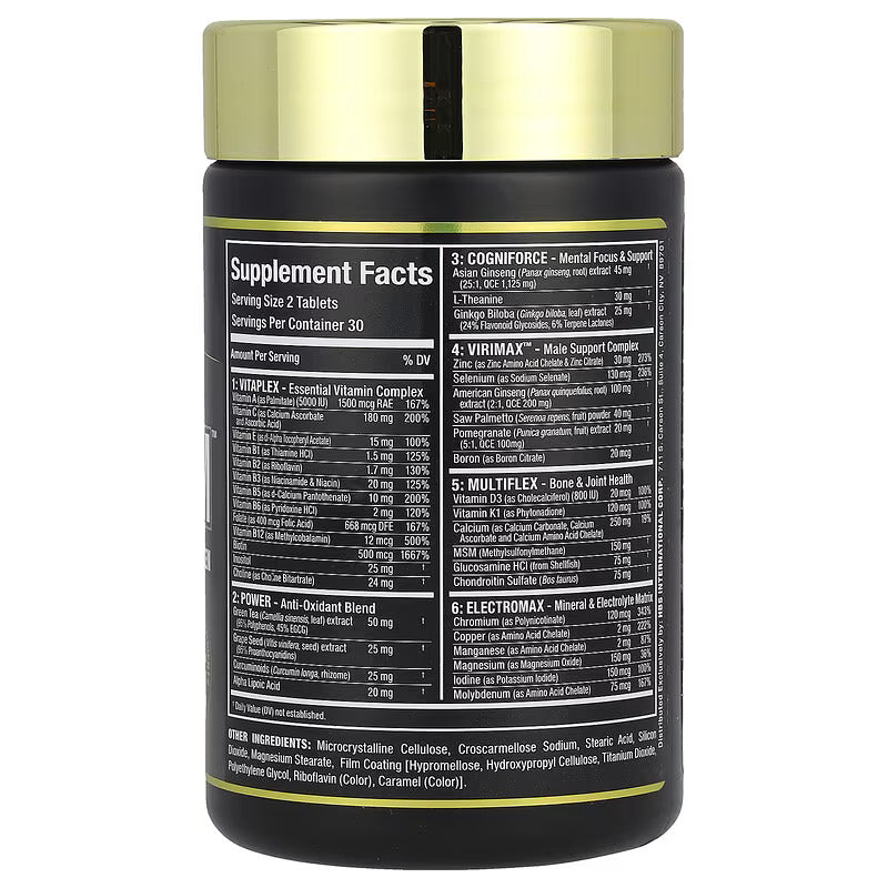 ALLMAX VITAFORM Premium Multi Vitamin For Men 60 Tablet - Galeri
