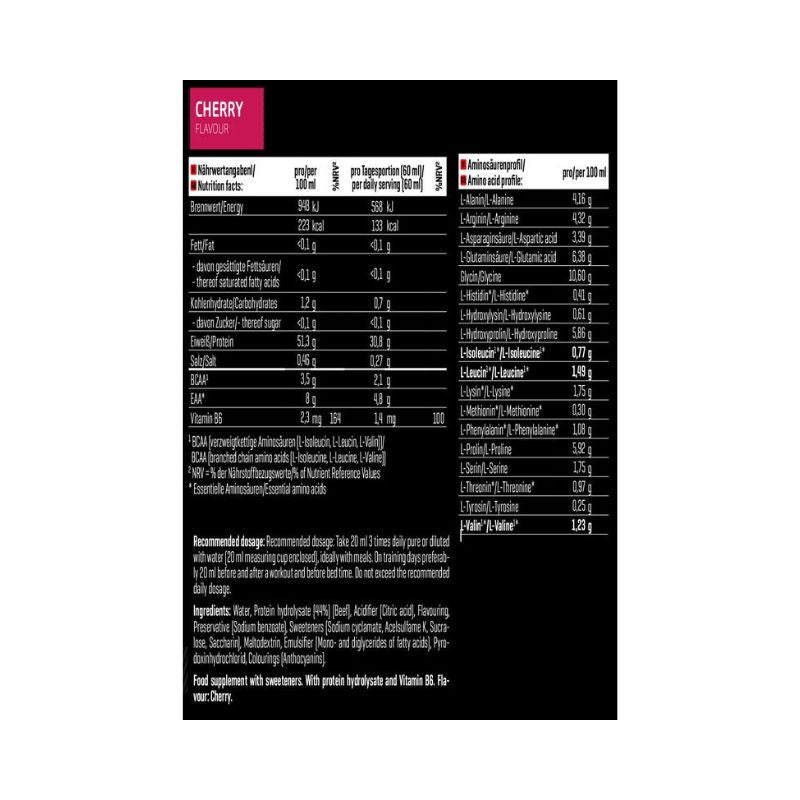 Body Attack Beef Amino Liquid - 1000ml - Galeri