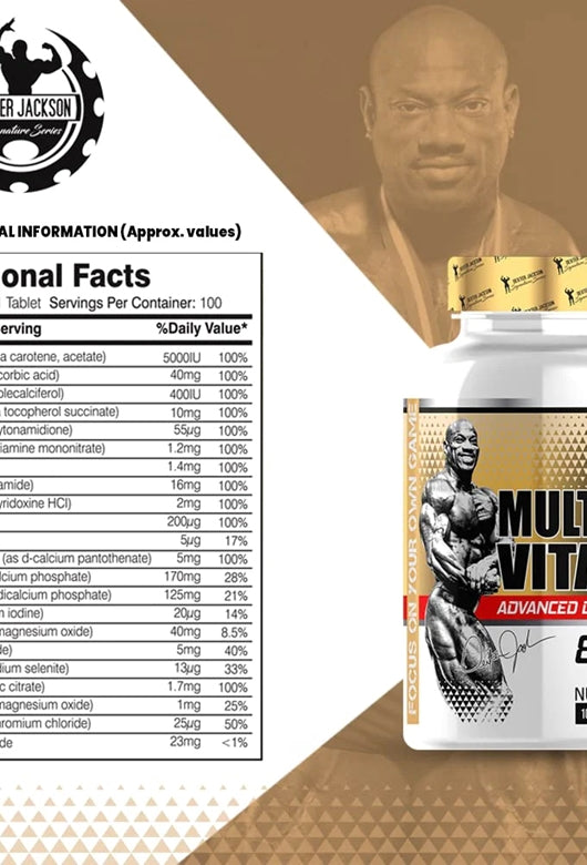 Dexter Jackson MultiVitamin 100 Tablet - Galeri