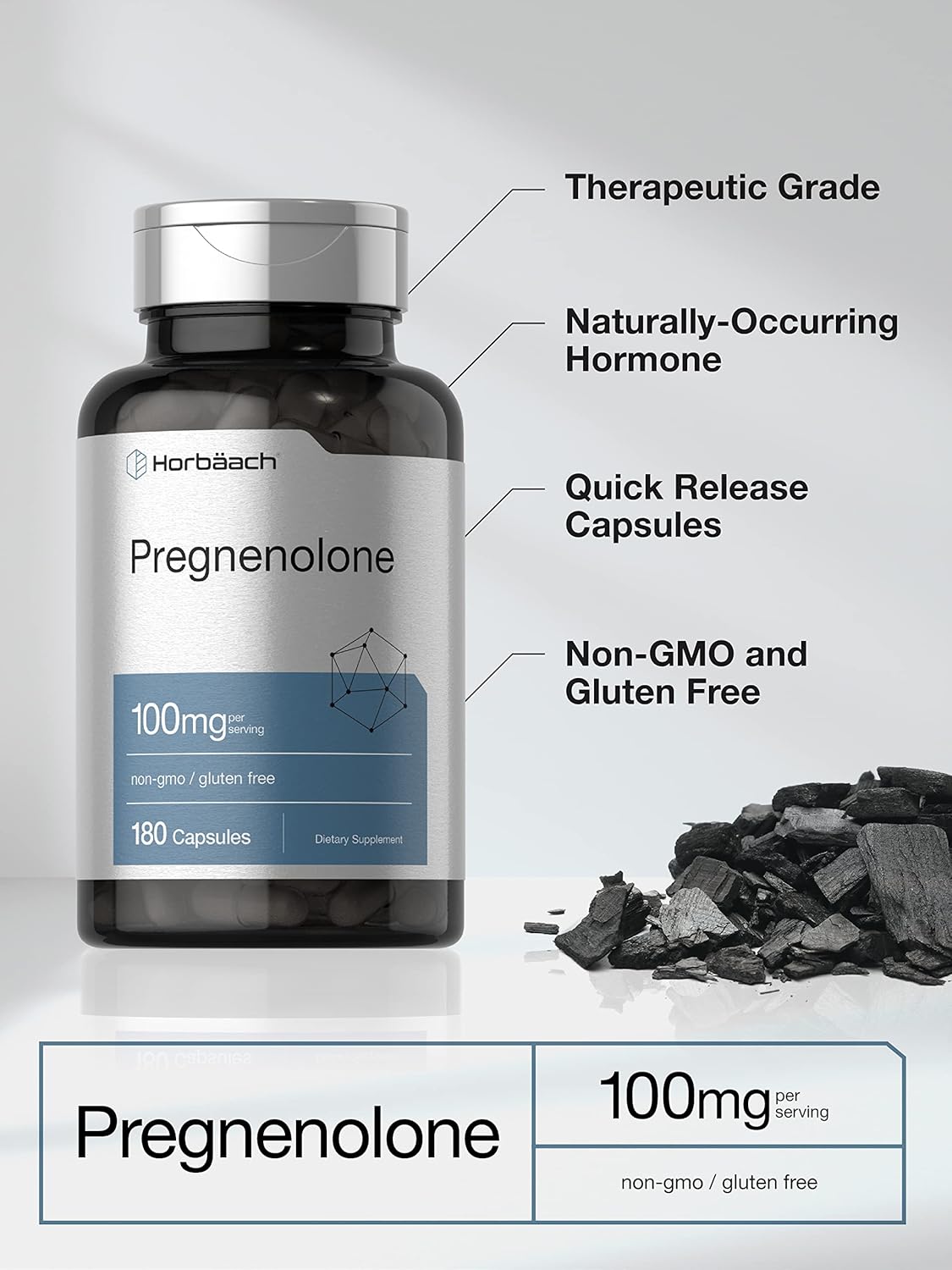 Horbäach Pregnenolone 100mg 180 Caps - Galeri