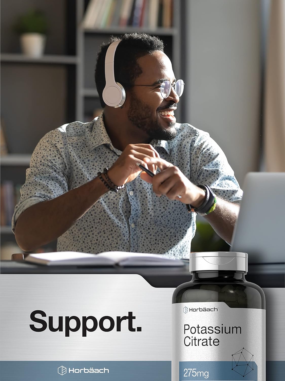 Horbäach Potassium Citrate 275 mg 400 Caps - Galeri