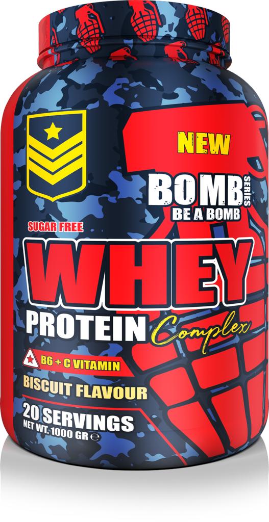 Bomb Series Whey Protein Biscuit Flavour 1000 Gr