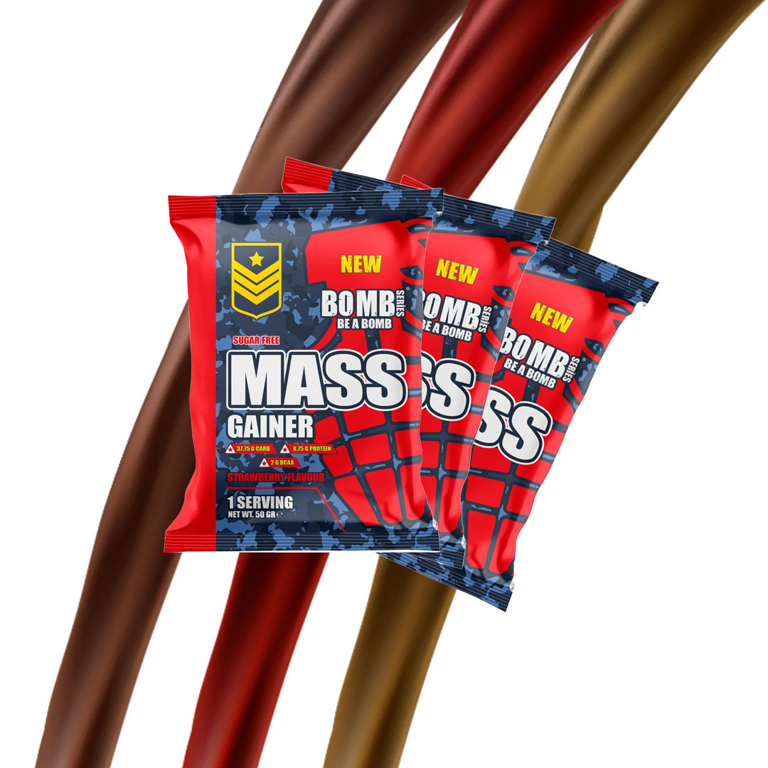 Bomb Series Mass Gainer Sase 3 Mixf Flavour 51 Sase - Galeri