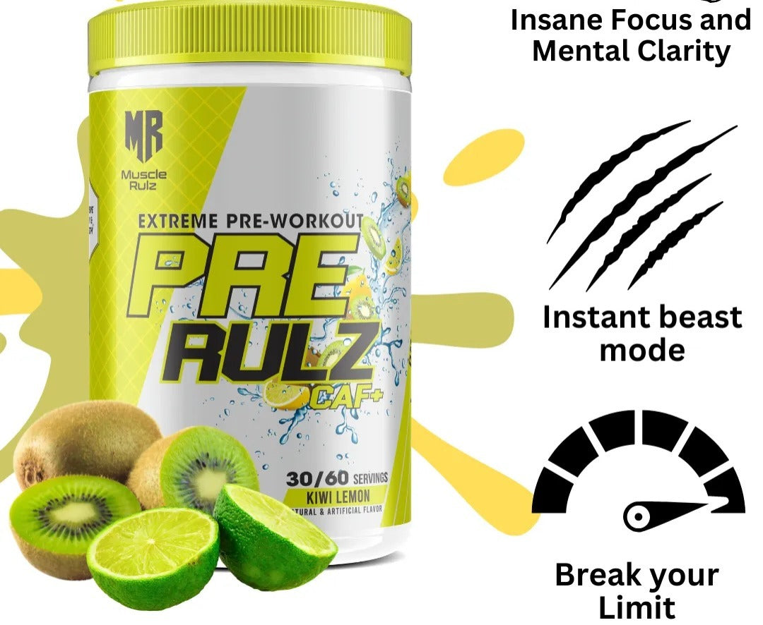 MUSCLE RULZ PRE RULZ PREWORKOUT+DMAE FOCUS - Galeri