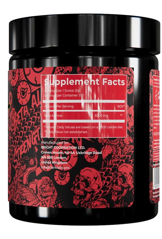 Dark Labs Beta Alanine 300 gram - Galeri