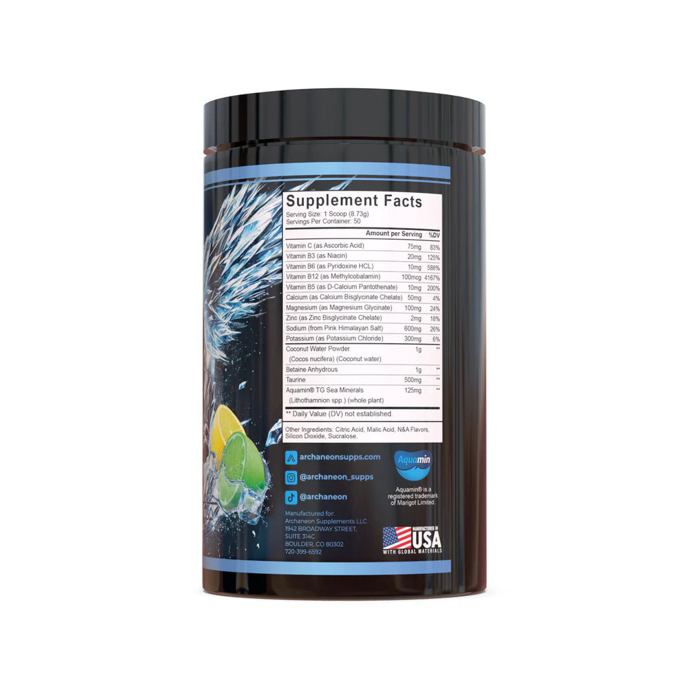 Archaneon Glacial Rush Elektrolit Pump Recovery Hydration 50 Servis - Galeri