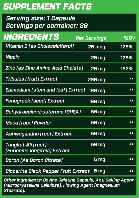 Grimlabs Sinister TestosteroneBooster 30 Kapsül - Galeri