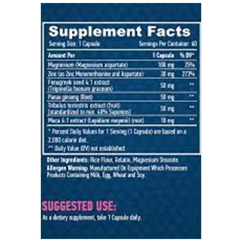 HAYA LABS Testosterone Booster  60 Caps. - Galeri