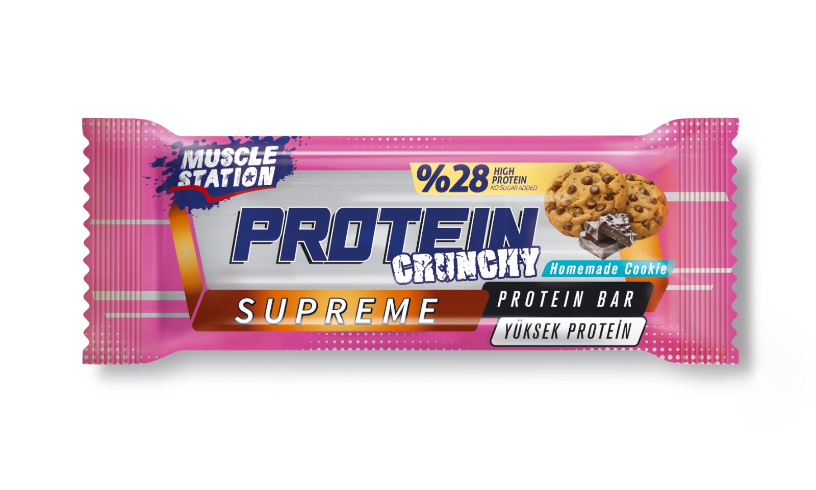 Muscle Station Musclestation Supreme Crunch Ev Kurabiyesi Cikolata 12Li Kutu - Galeri