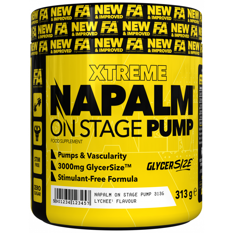 FA NAPALM On Stage Pump Preworkout 313 g - Galeri