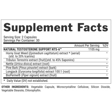 Nutrex Research Vitrix Horny Goat 60 Capsules Male Tribulus & Performance Booster - Galeri
