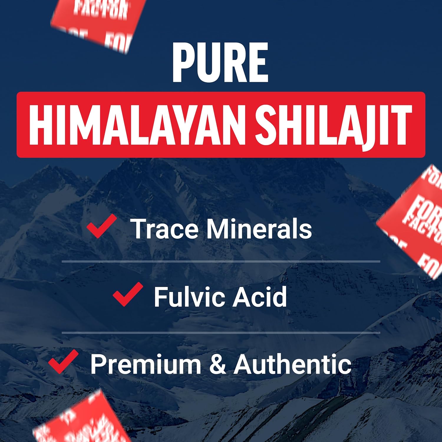 Force Factor Supreme Shilajit, Premium Himalayan Shilajit Trace Mineral Immune Health 60 Chews - Galeri