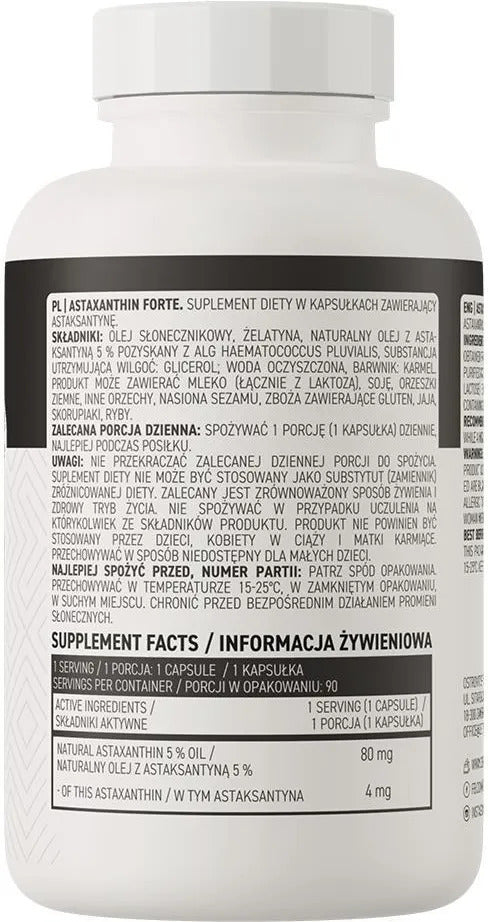 OstroVit Astaxanthin Forte 4 mg 90 caps - Galeri