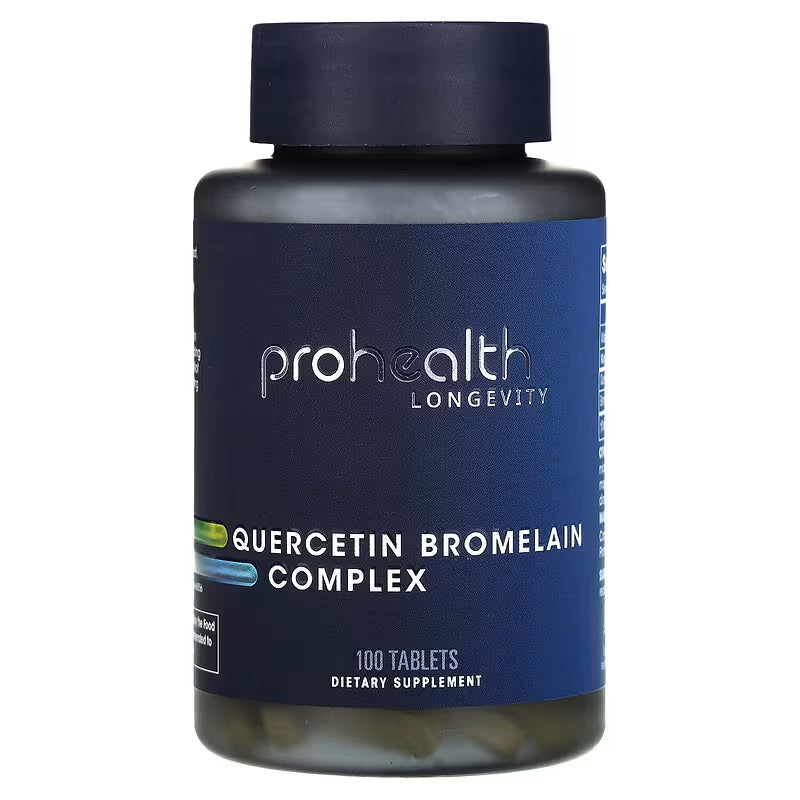ProHealth Longevity Quercetin Bromelain Complex Digestive Enzymes 100 Tablet