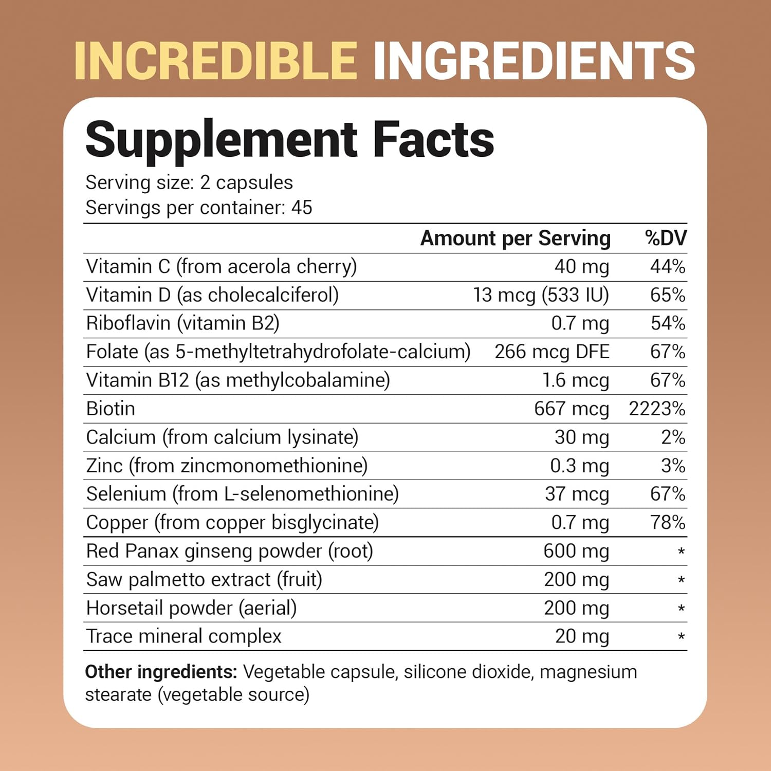 Dr. Berg All-in-One Vitamins for Hair Skin & Nails with Biotin Saw Palmetto DHT Blocker 90 Caps - Galeri