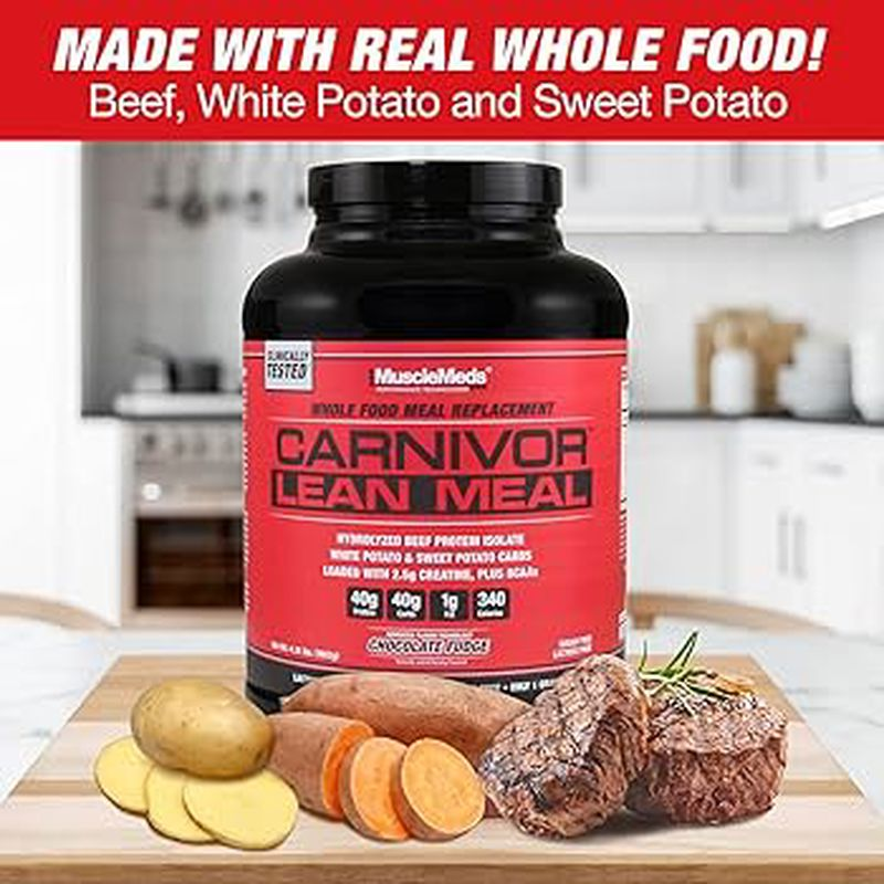 Musclemeds Carnivor Beef protein isolate Lean Meal Protein gainer (Öğün protein tozu) 1950 Gram - Galeri