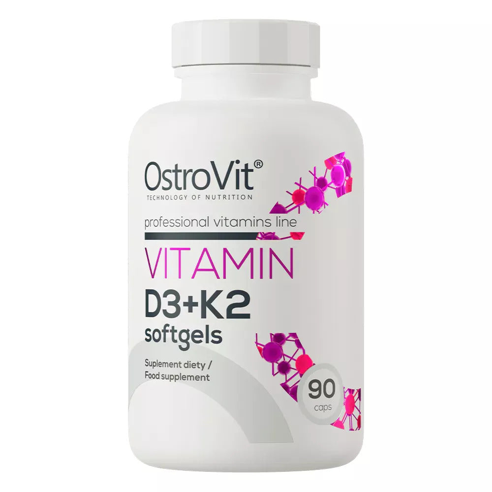 OstroVit Vitamin D3 2000 IU + K2 90 Softgels - Galeri