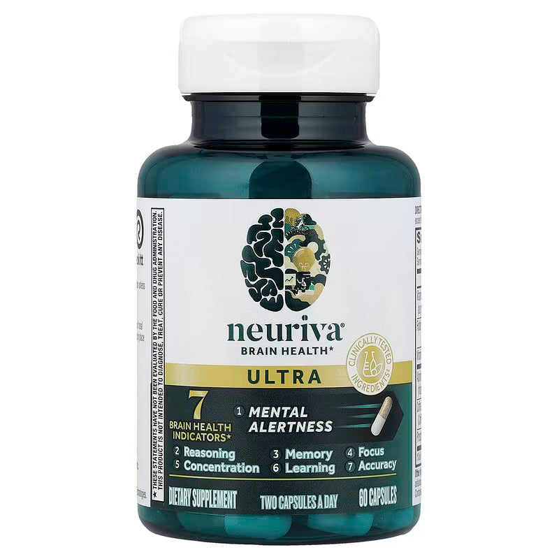 NEURIVA Ultra Brain Brain & Cognitive Focus & Memory 60 Cap - Galeri