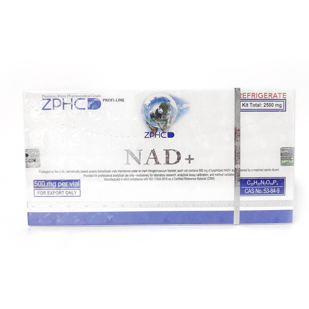 Zphc NAD+ 2500 mg KIT 5 vials × 500 mg