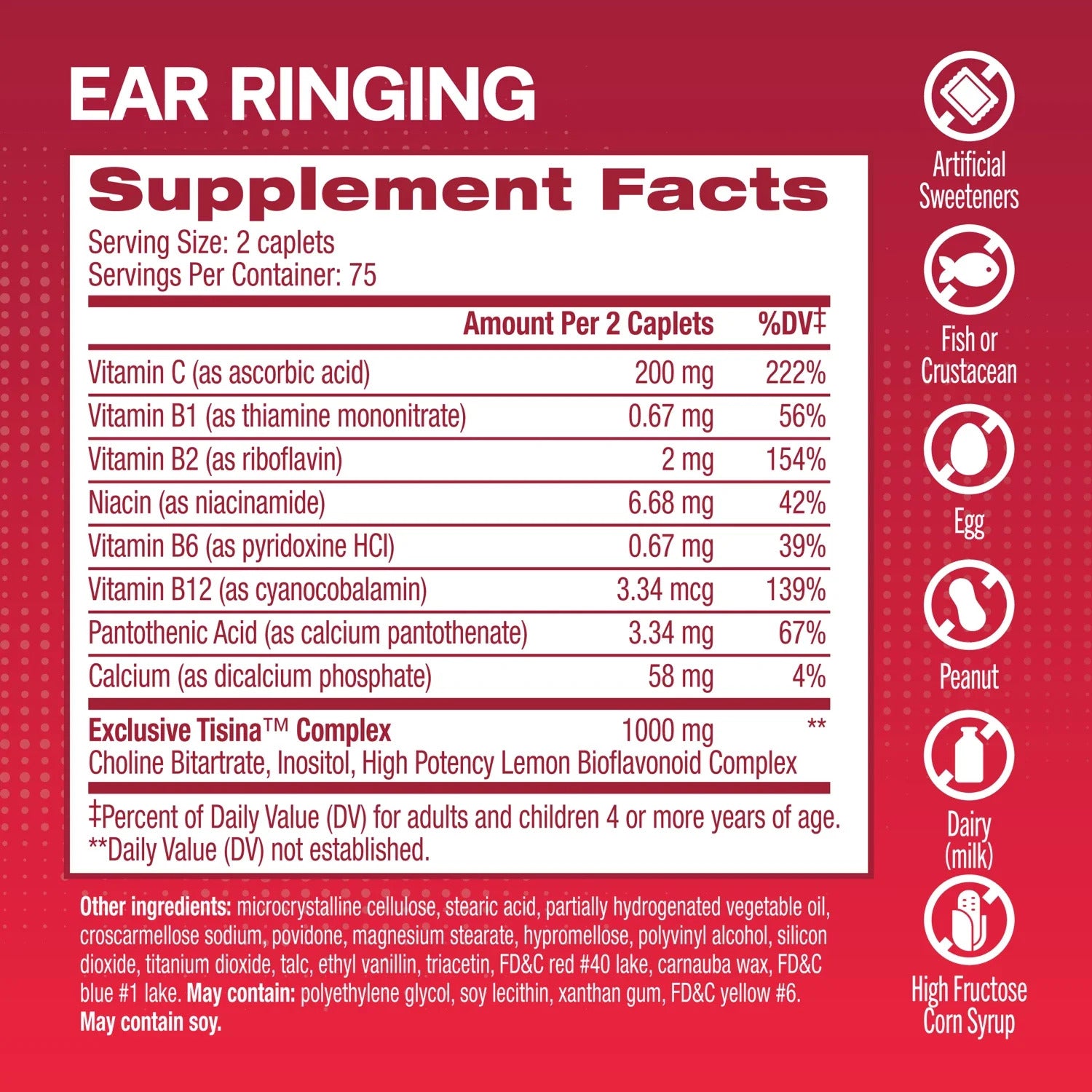 Lipo Flavonoid Ear Ringing Pantothenic Acid + Niacin+İnositol 150 Caps (Kulak çınlaması) - Galeri