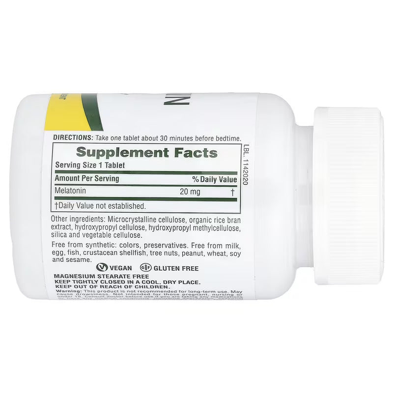 NaturesPlus Melatonin Sleep Fast Acting 20 mg 90 Tablet - Galeri