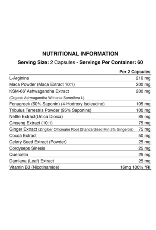 Applied Nutrition Sex Bomb Ksm66 Maca Fenugreek Tribulus Ginseng Ashwagandha 120 Caps - Erkeklere özel - Galeri