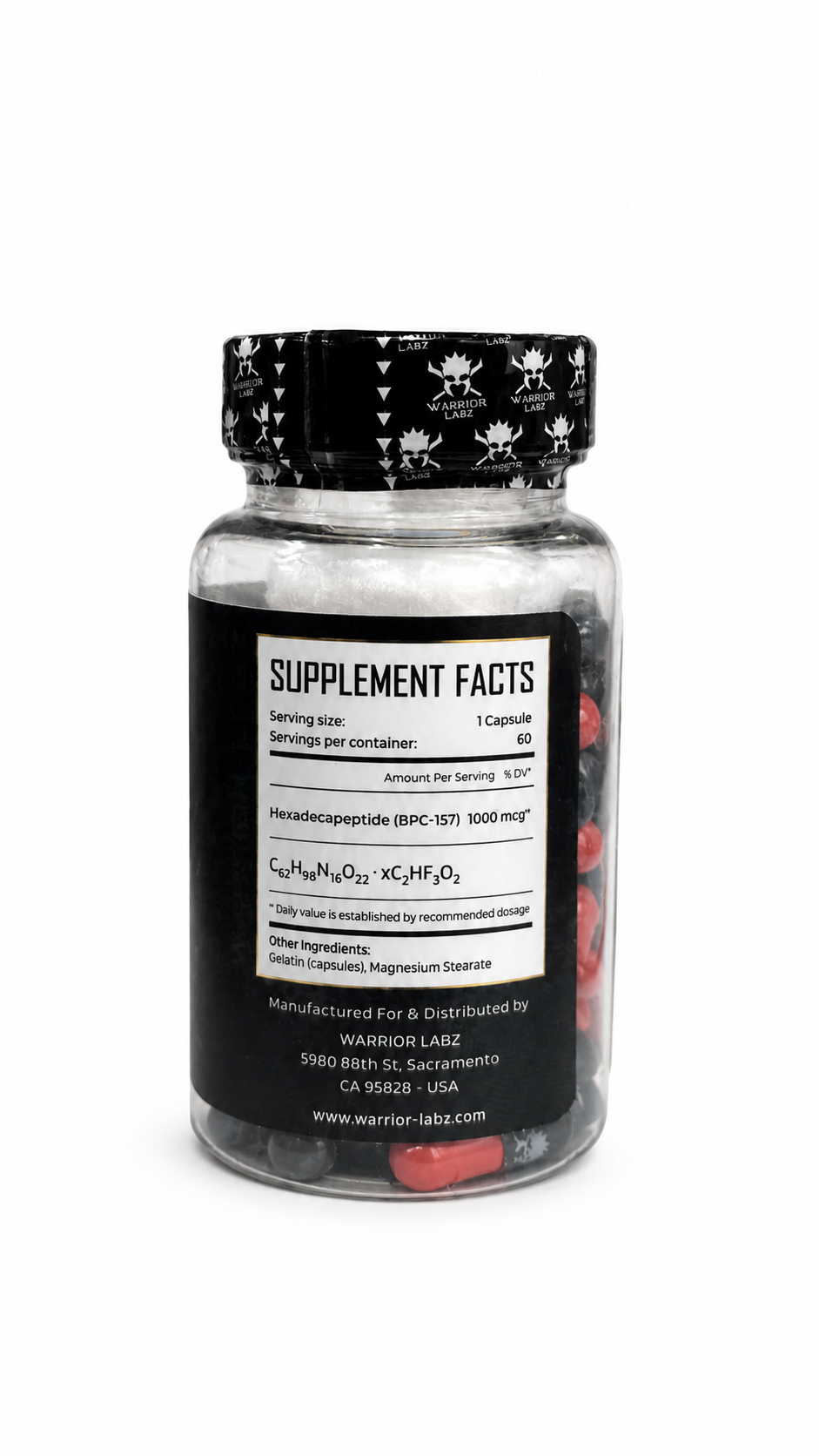 Warrior Labs Bpc157 1000 mcg 60 Caps - Galeri