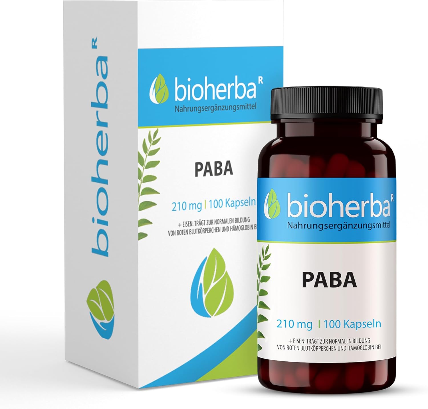 Bioherba Paba+Iron 210 mg 100 caps - Galeri