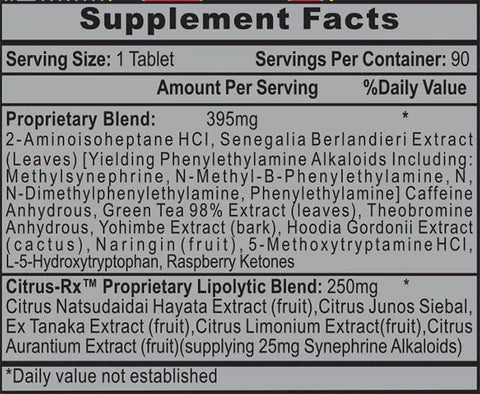 Hi-Tech Pharmaceuticals Lipodrene® Xtreme DMHA – Synephirine 90 Tablet - Galeri