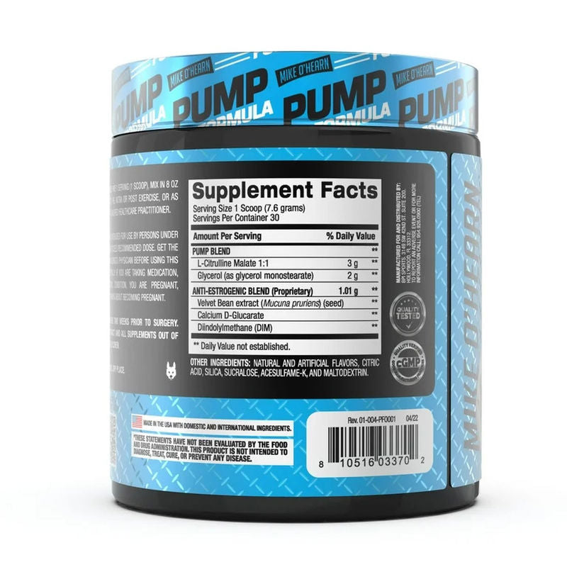 BPI Sports Pump Preworkout Formula Supplement - Mike O’Hearn - Galeri