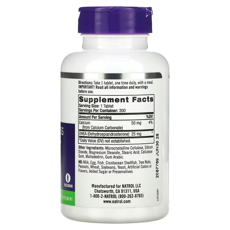 Natrol DHEA 25 mg 300 Tablet - ABD MENŞEİ - Galeri