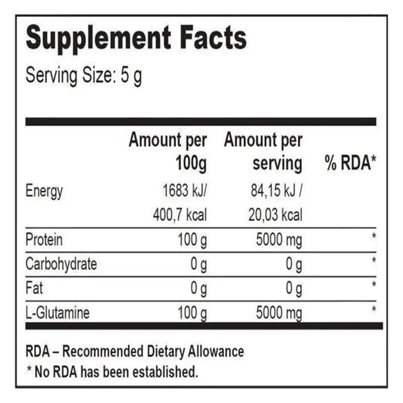 Biotech Usa  L-glutamine 240 Gram 50 Servi̇s - Galeri