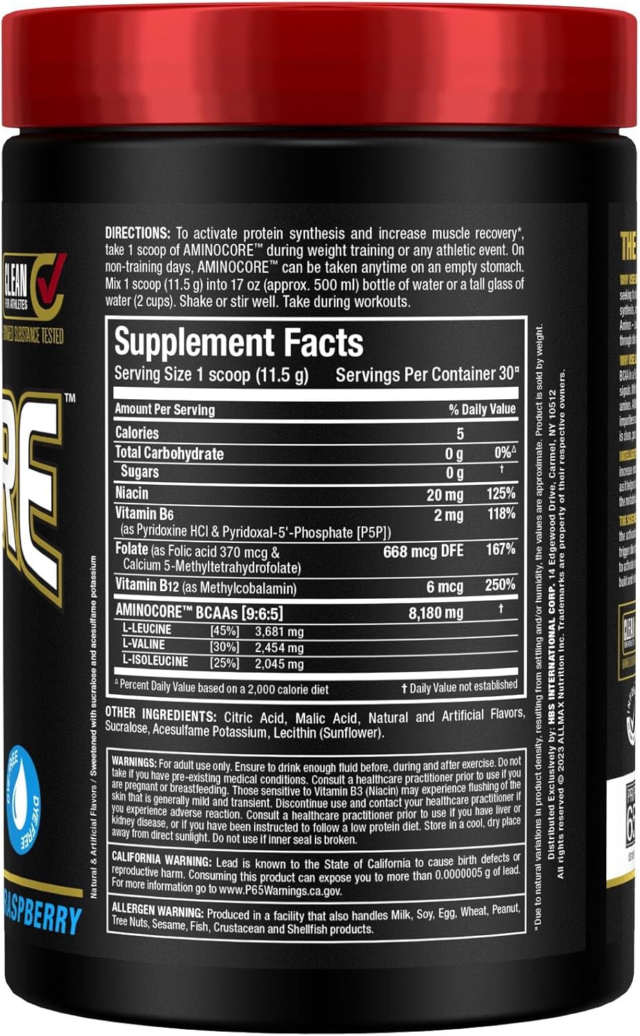 Allmax AMİNOCORE BCAA SUPPLEMENT POWDER - Galeri