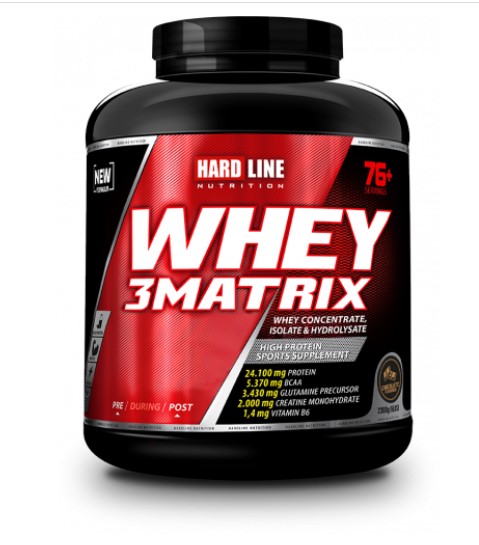 Hardline Whey 3Matrix 2300 Gr Çikolata