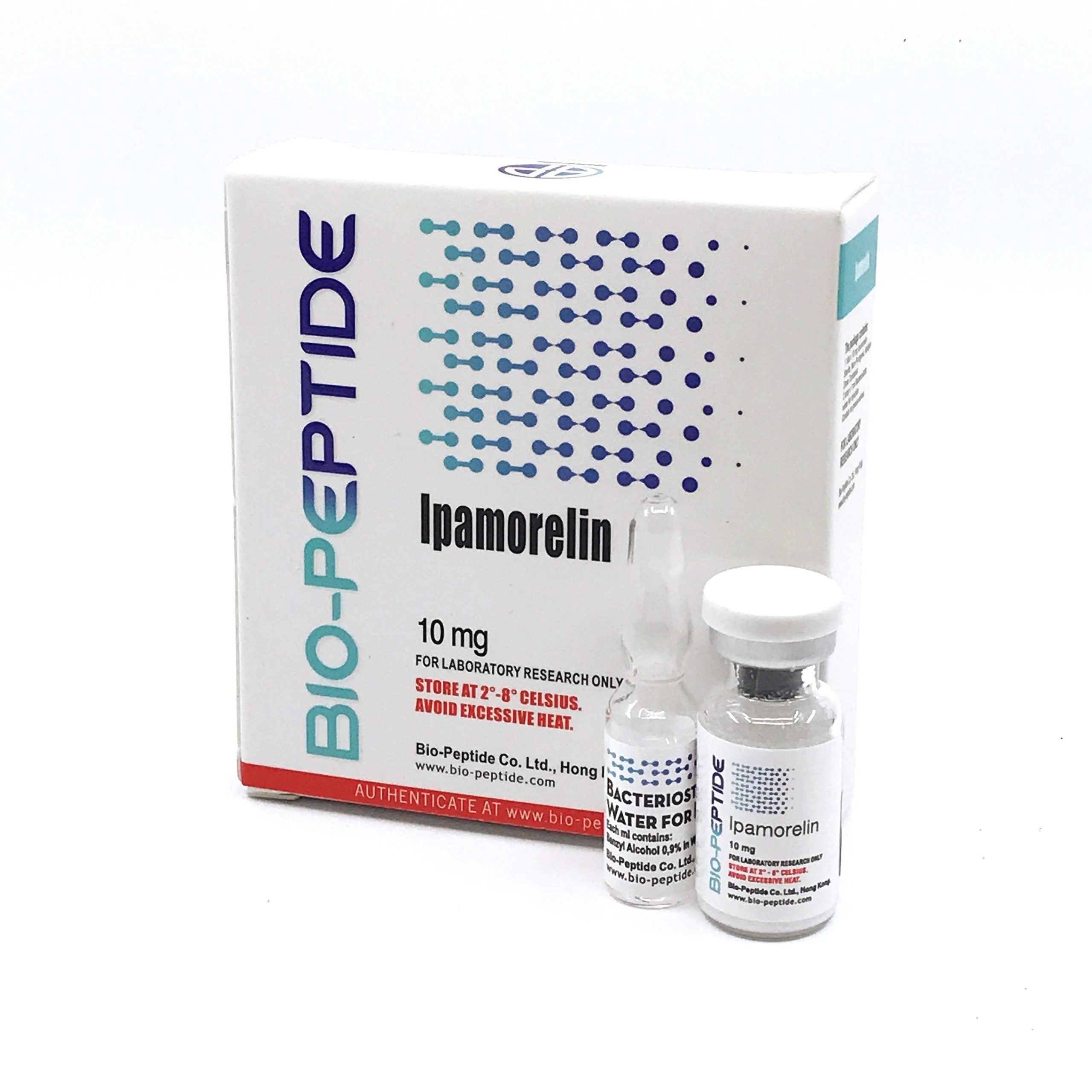 Bio-peptide Ipamorelin 10 mg + Bacteriostatic water