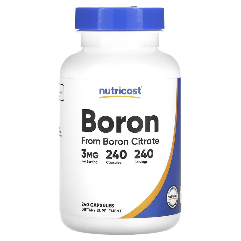 Nutricost 3 mg Boron 240 Capsules