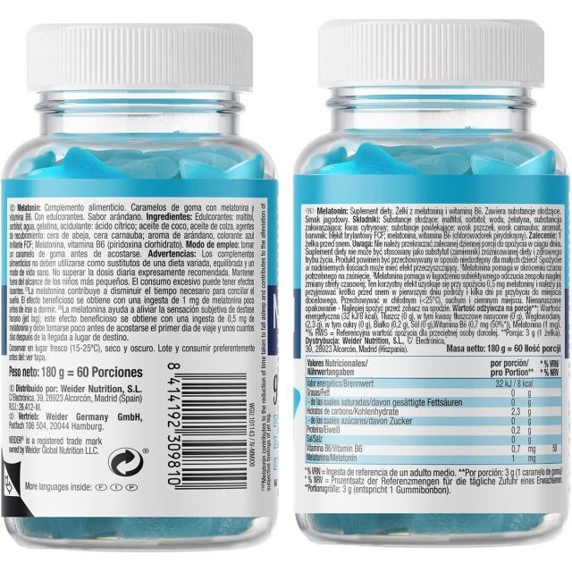 WEIDER Melatonin  UP – 60 gum - Galeri