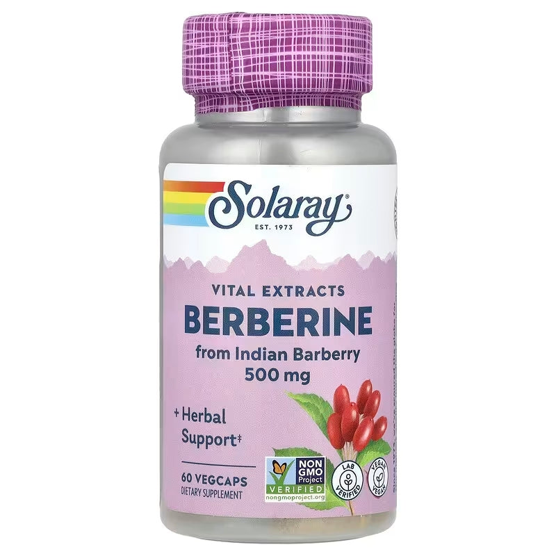 Solaray, Vital Extracts, Berberine, 500 mg, 60 VegCaps - Galeri
