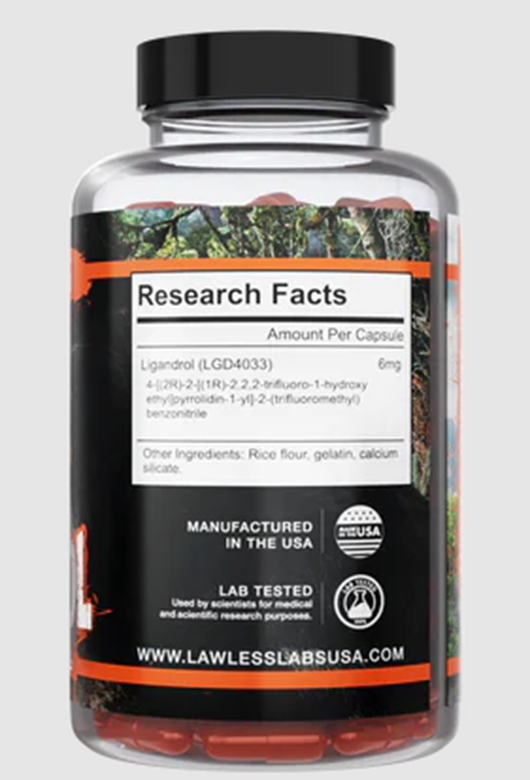 Lawless Labs Ligandrol LGD-4033 60 Kapsül - Galeri